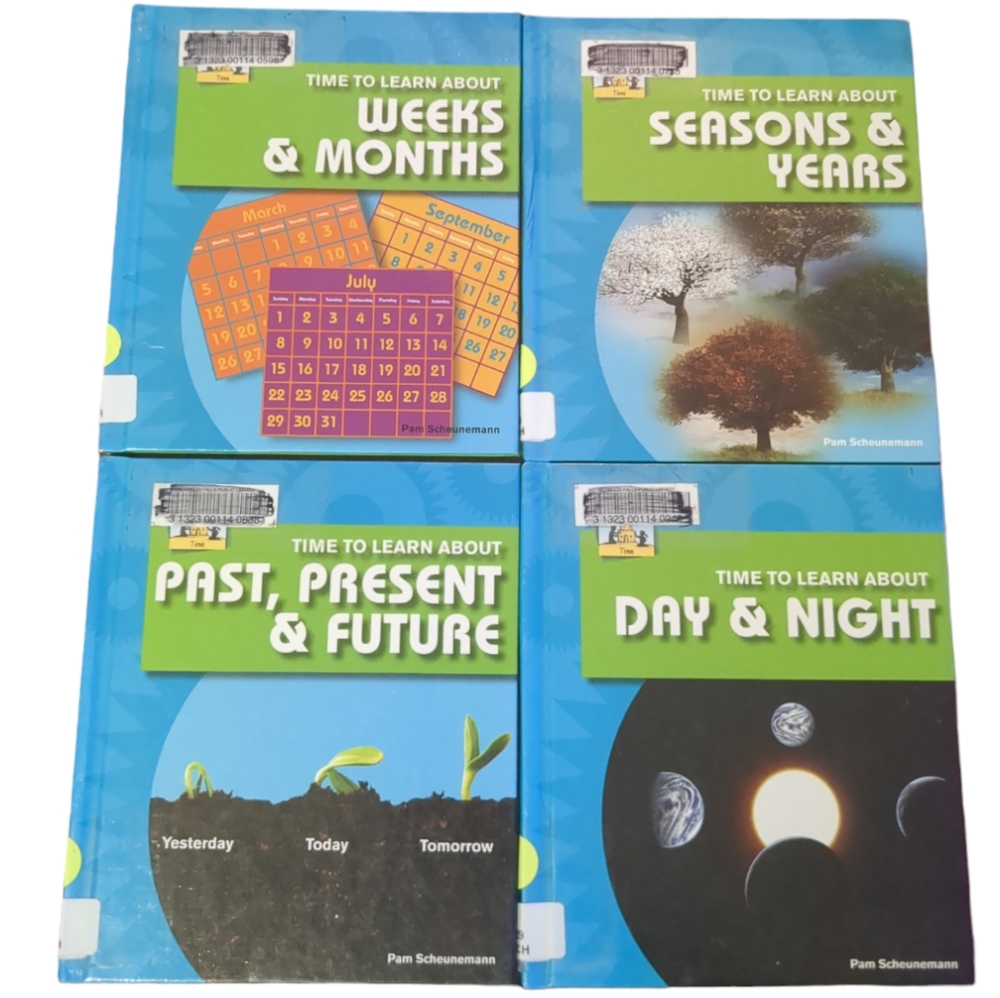 4 Hardcover Time To Learn Children's Books